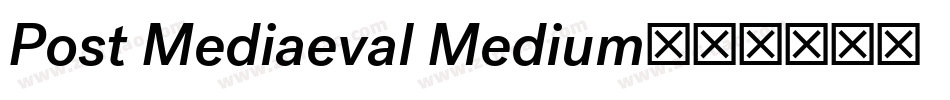 Post Mediaeval Medium字体转换